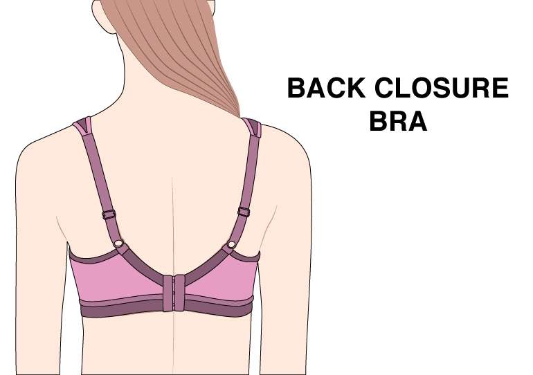 Back Closure Bra