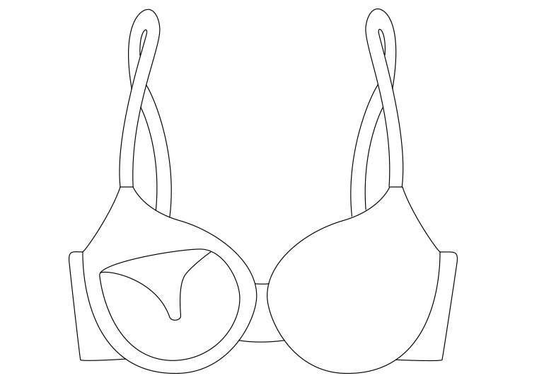 Drop Cup Nursing Bra